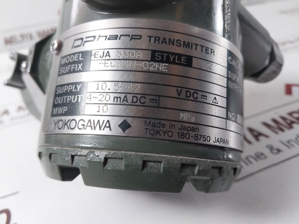 Yokogawa Eja530A-ecs4N-02Ne Dpharp Transmitter