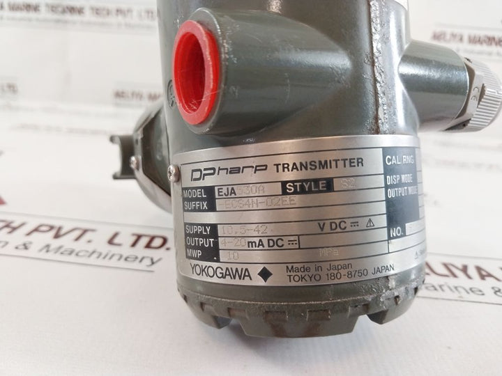 Yokogawa Eja530A Style: S2 Dp Harp Transmitter 0 To 60 Kgf/Cm2