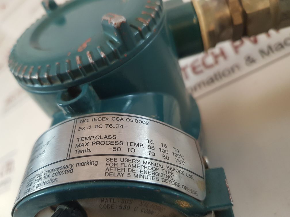 Yokogawa Ejx 530A Pressure Transmitter
