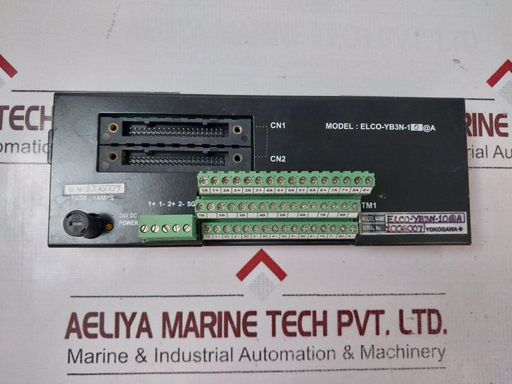 Yokogawa Elco-yb3N-10 @A Terminal Board 24V Dc