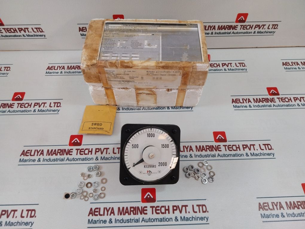 Yokogawa Db-16,-40 General Electric Dc Ammeter 0-2000 Kilovars
