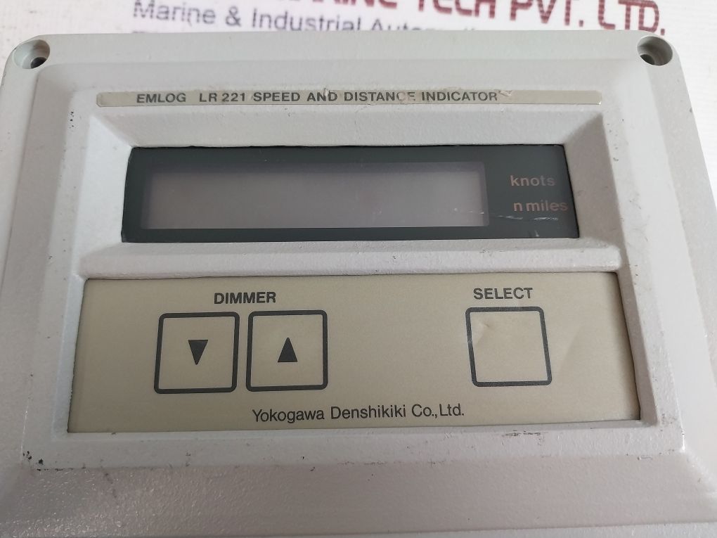 Yokogawa Lr221-f Speed And Distance Indicator