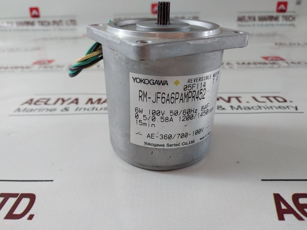 Yokogawa Rm-jf6A6Pampr452 Reversible Motor
