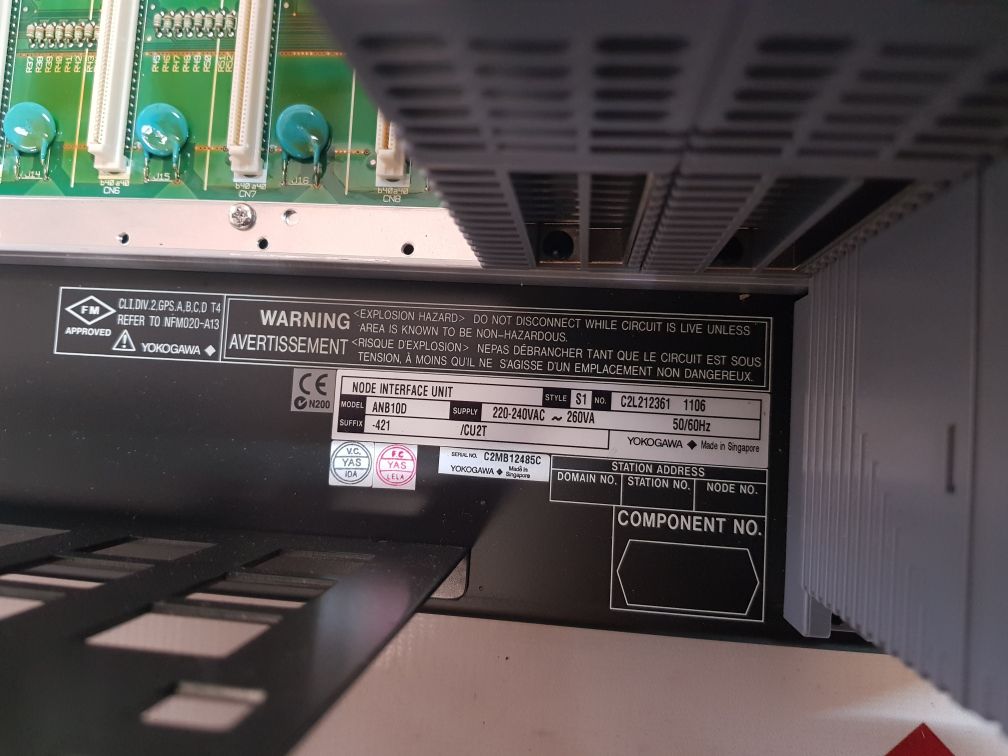 Yokogawa Sb401-11, Pw482-11 Module Rack