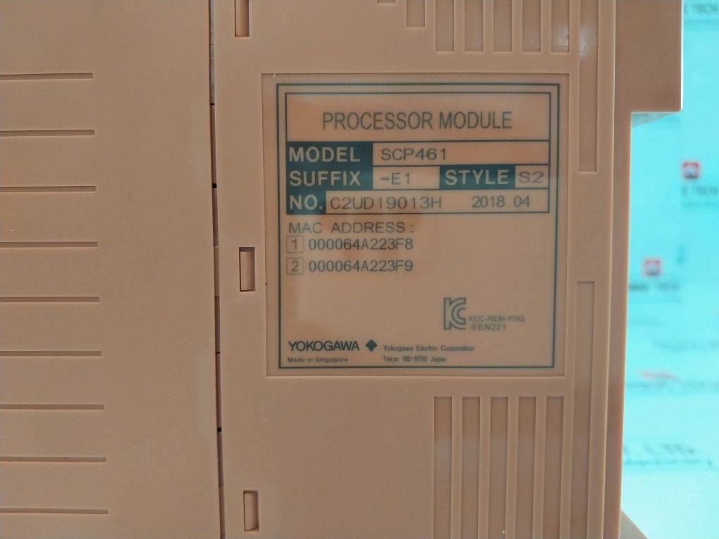 Yokogawa Scp461-e1 S2 Processor Module