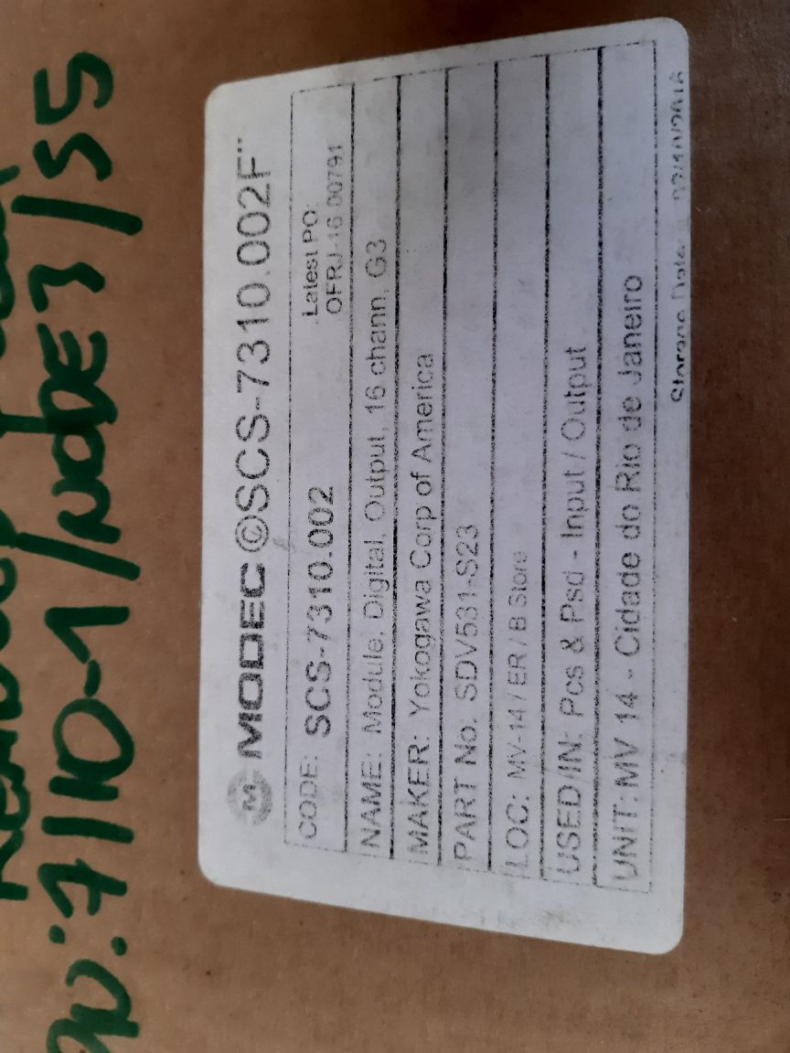 Yokogawa Sdv531-s23 Digital Output Module