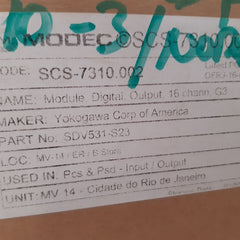 Yokogawa Sdv531-s23 S2 Digital Output Module Sdv531
