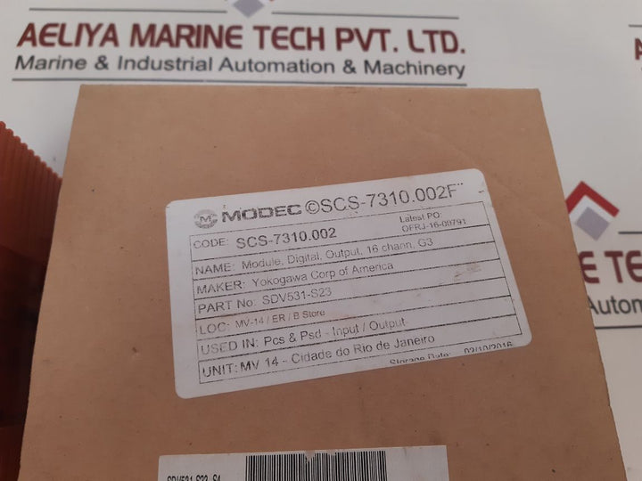 Yokogawa Modec Sdv531 Digital Output Module Sdv531-s23