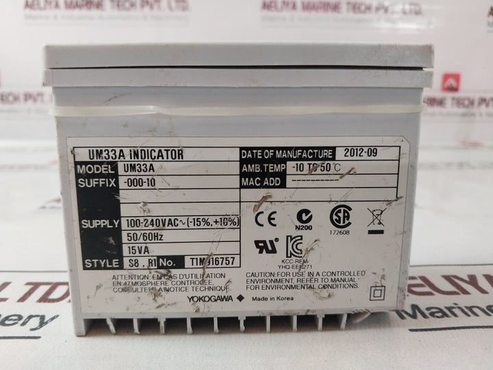 Yokogawa Um33A 15Va