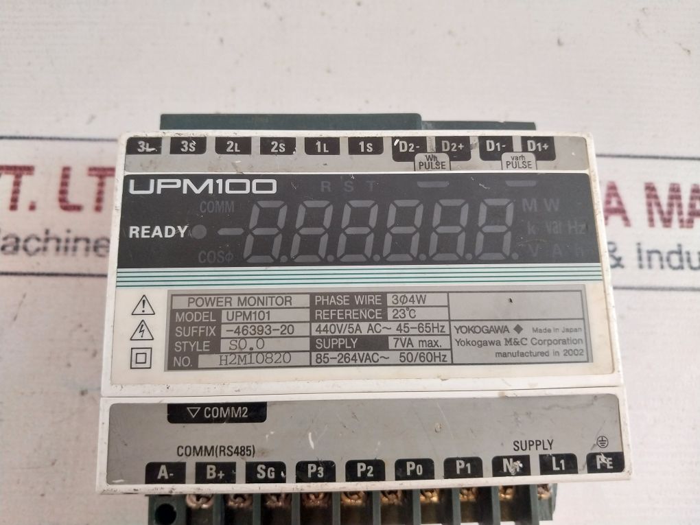 Yokogawa Upm101 Power Monitor 7Va