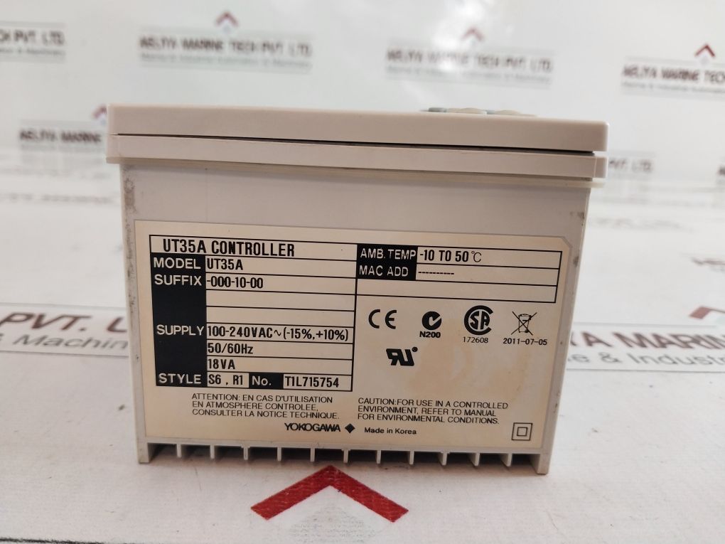 Yokogawa Ut35A Temperature Controller -10 To 50°C