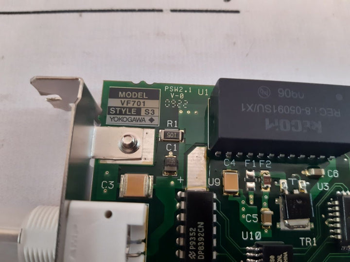 Yokogawa Vf701 Control Bus Interface Card Psw2.1 Style-s3
