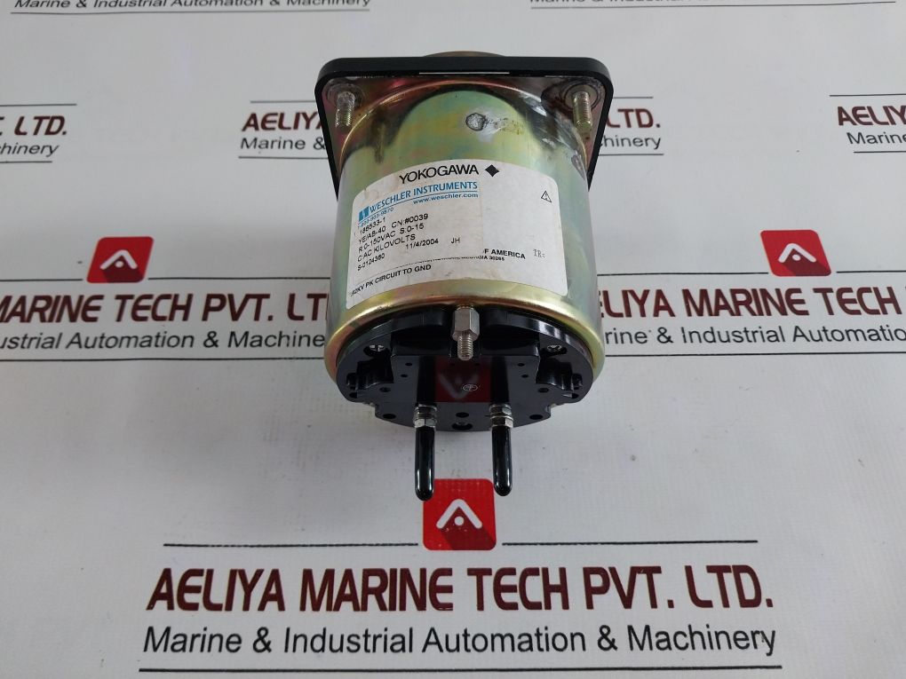 Yokogawa Ye/Ab-40 Kilovolts Meter 0 To 15 Ac