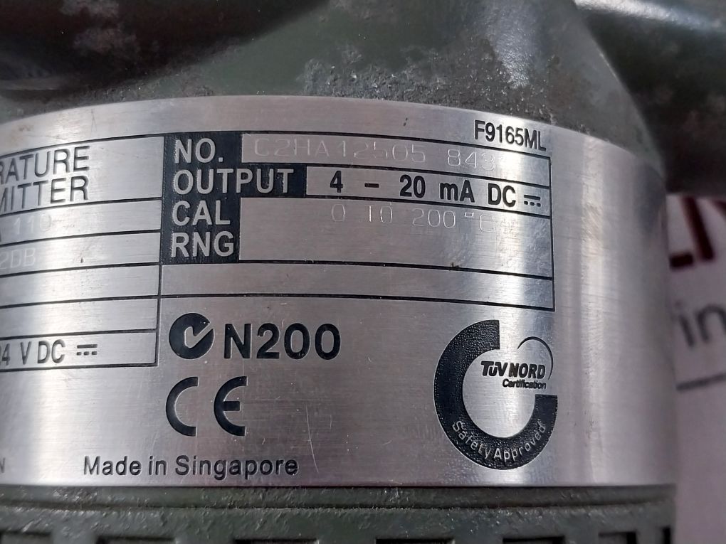 Yokogawa Yta110-ea2Db Temperature Transmitter Cal Rng: 0 To 200°C