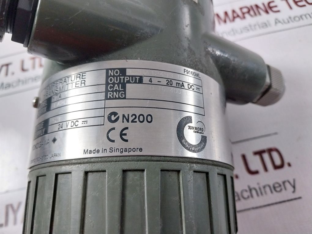 Yokogawa Yta110-ea2Db Temperature Transmitter Car Rng: 0 To 400°C