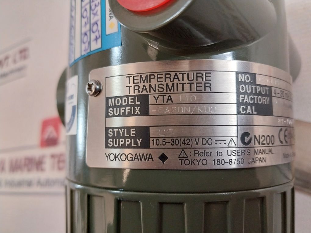 Yokogawa Yta110-ea2Dn/Ku2 Temperature Transmitter
