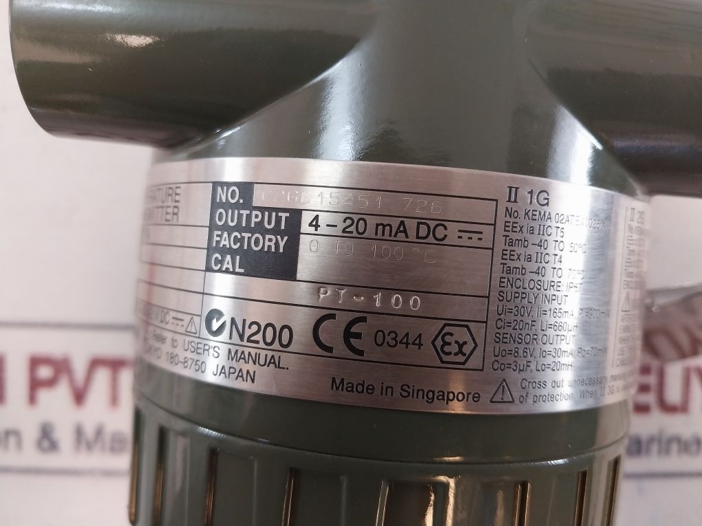 Yokogawa Yta110-ea2Dn/Ku2 Temperature Transmitter