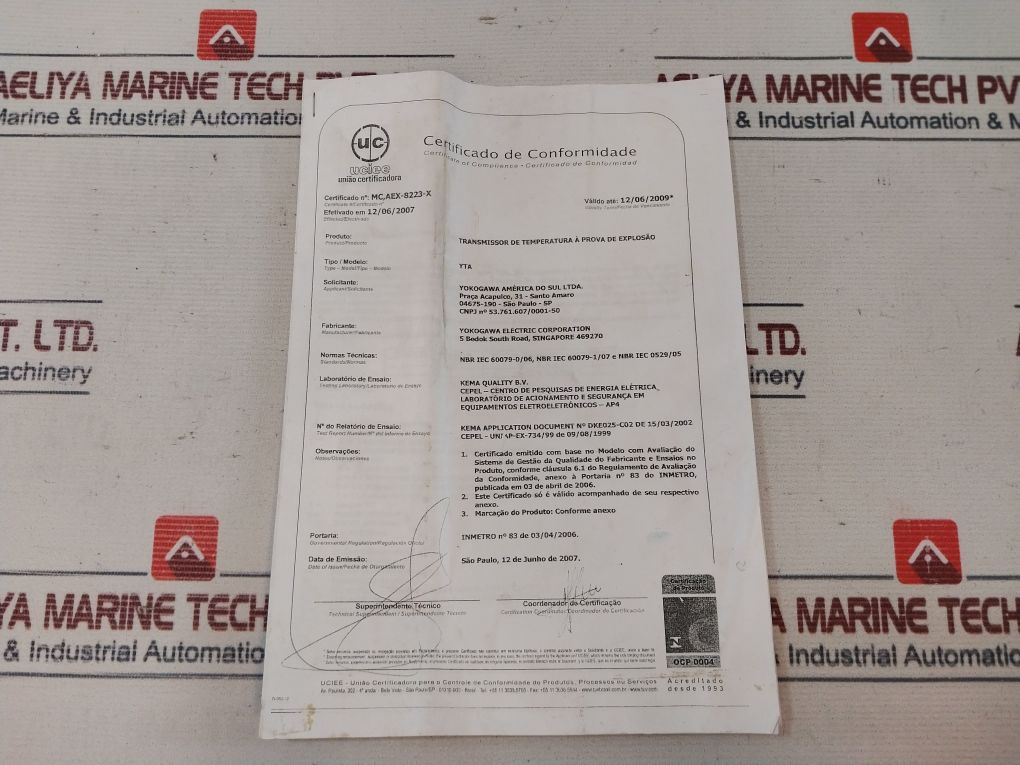 Yokogawa Yta110-ea2Dn/Ku2 Temperature Transmitter