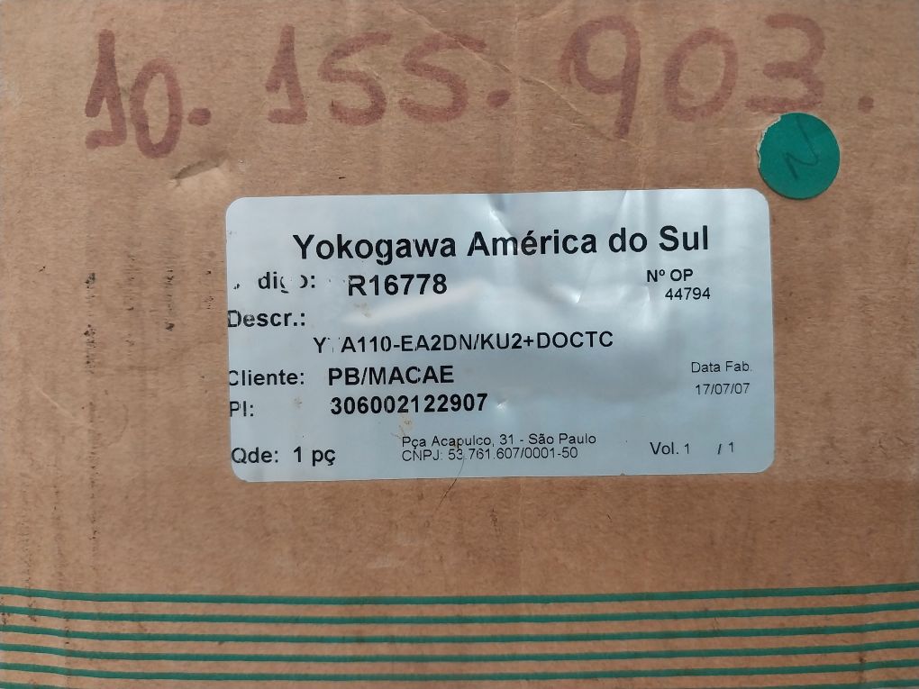 Yokogawa Yta110-ea2Dn/Ku2 Temperature Transmitter