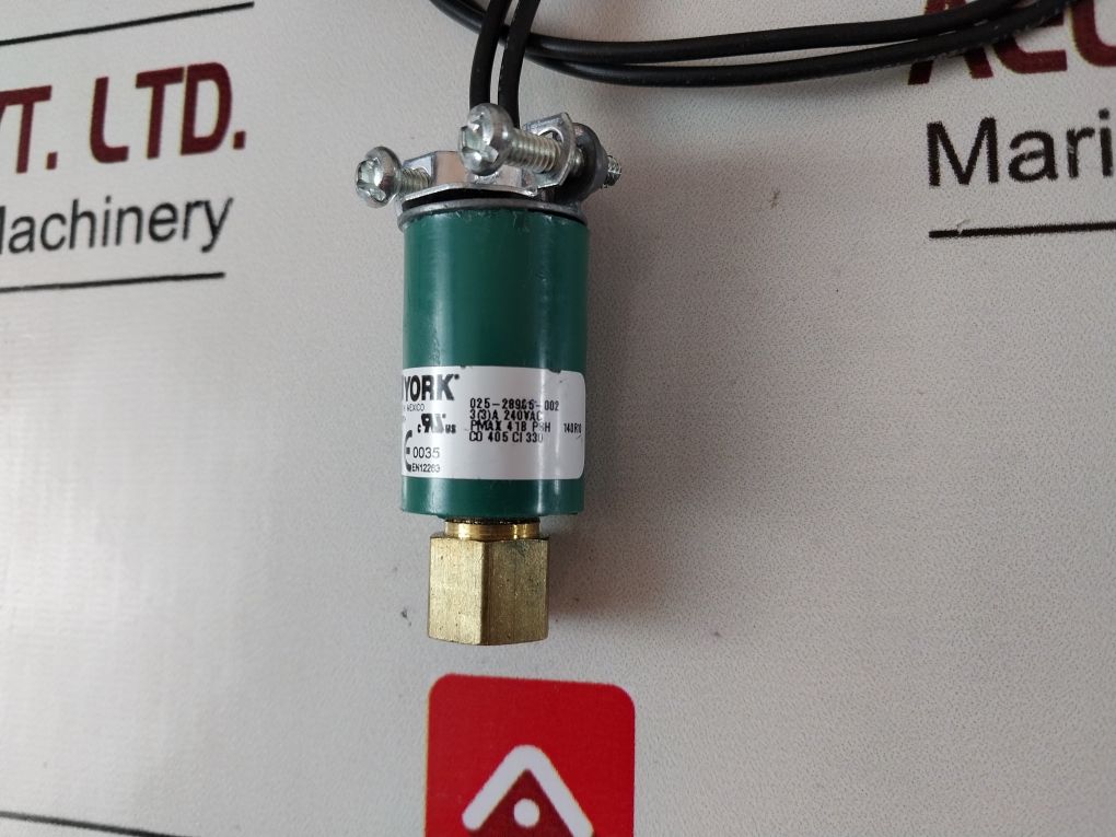 York 025-28985-002 High Pressure Switch
