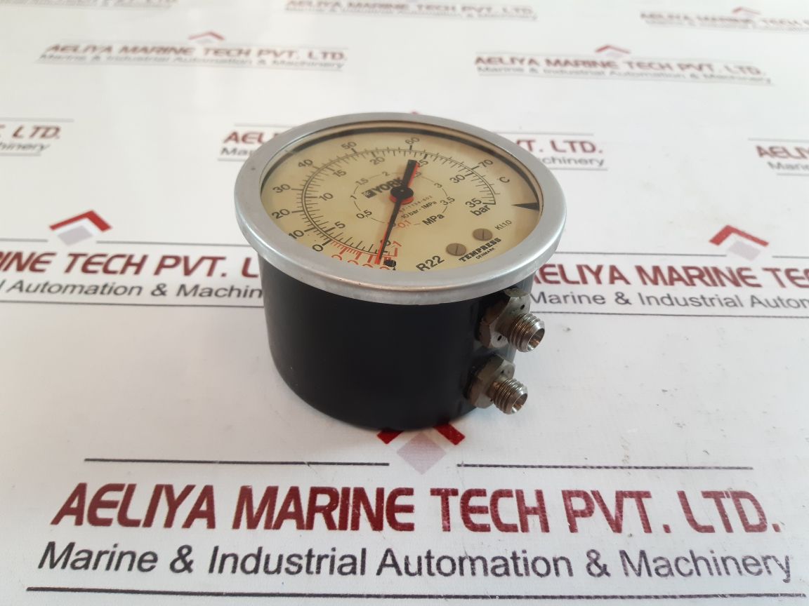 York 3967-1134-602 Pressure Gauge Kl.1,0