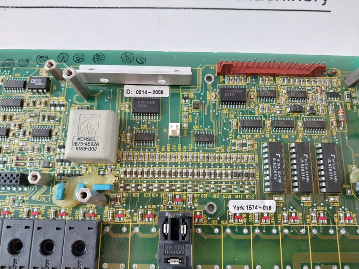 York Unisab Ii R/S Rev. I Relay Board 1574-016