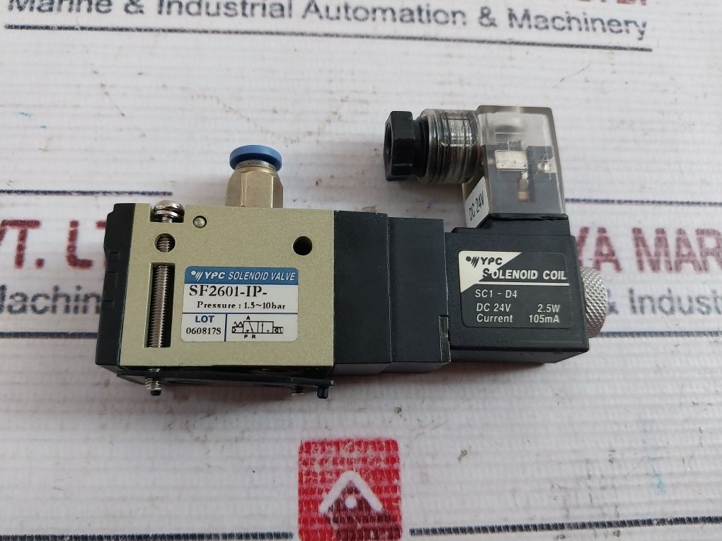 Ypc Sf2601-ip Solenoid Valve With Coil Dc24V 2.5W