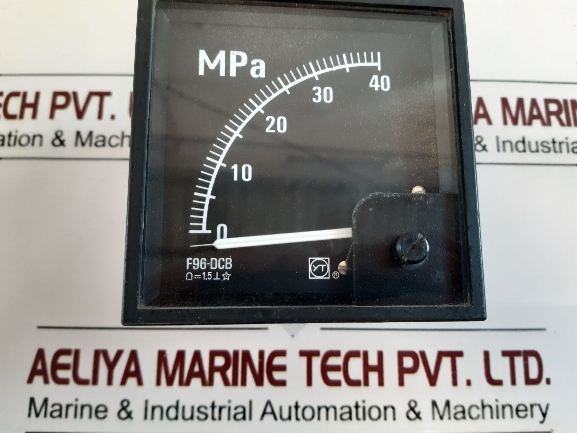 Yt F96-dcb Panel Meter 0 To 40 Mpa