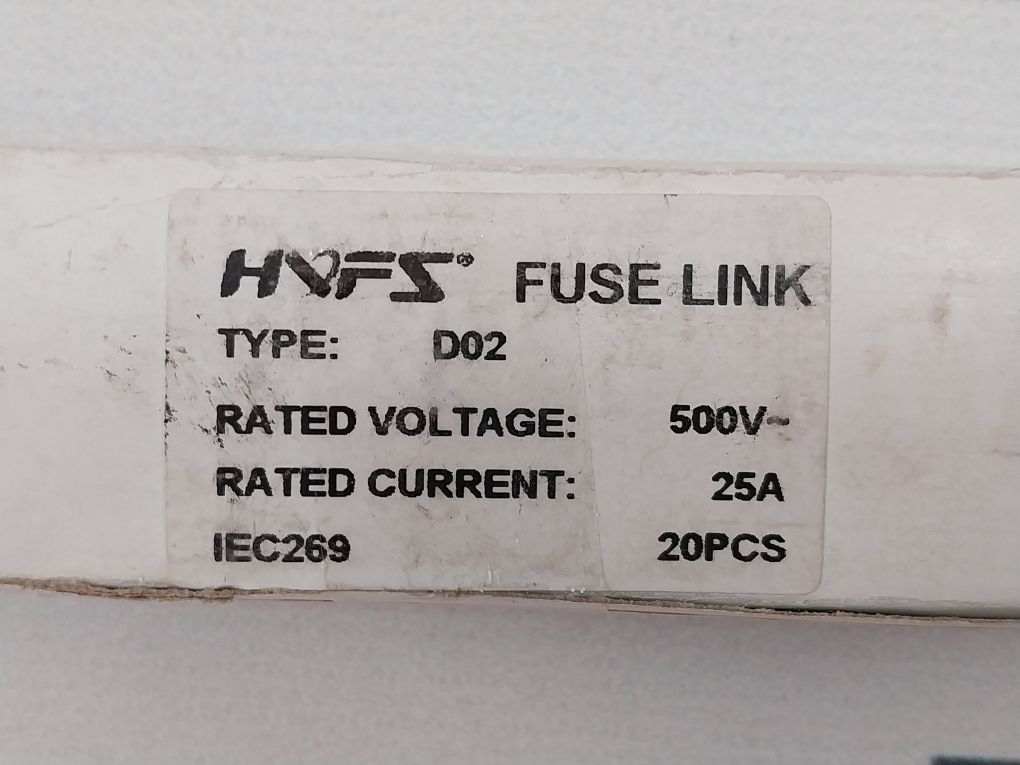 Lot Of 10X Yueqing Xingda D02 Fuse Link
