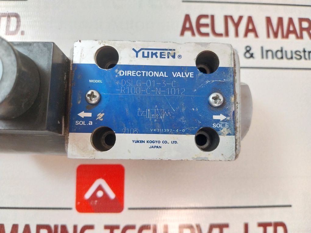 Yuken Dslg-01-3-c-r100-c-n-1012 Directional Valve