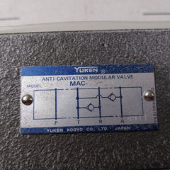 Yuken Mac-03-10 Anti-cavitation Modular Valve