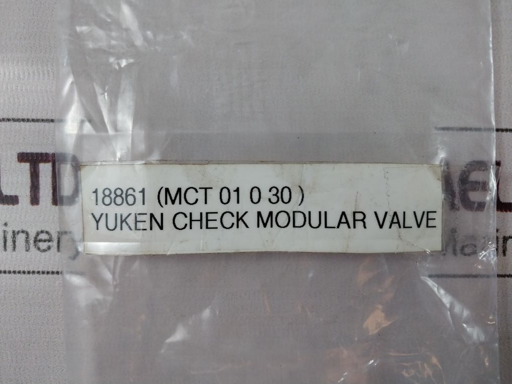 Yuken Check Modular Valve Mct-010-30