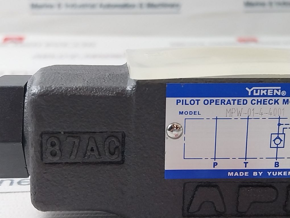 Yuken Mpw-01-4-4001 Pilot Operated Check Modular Valve