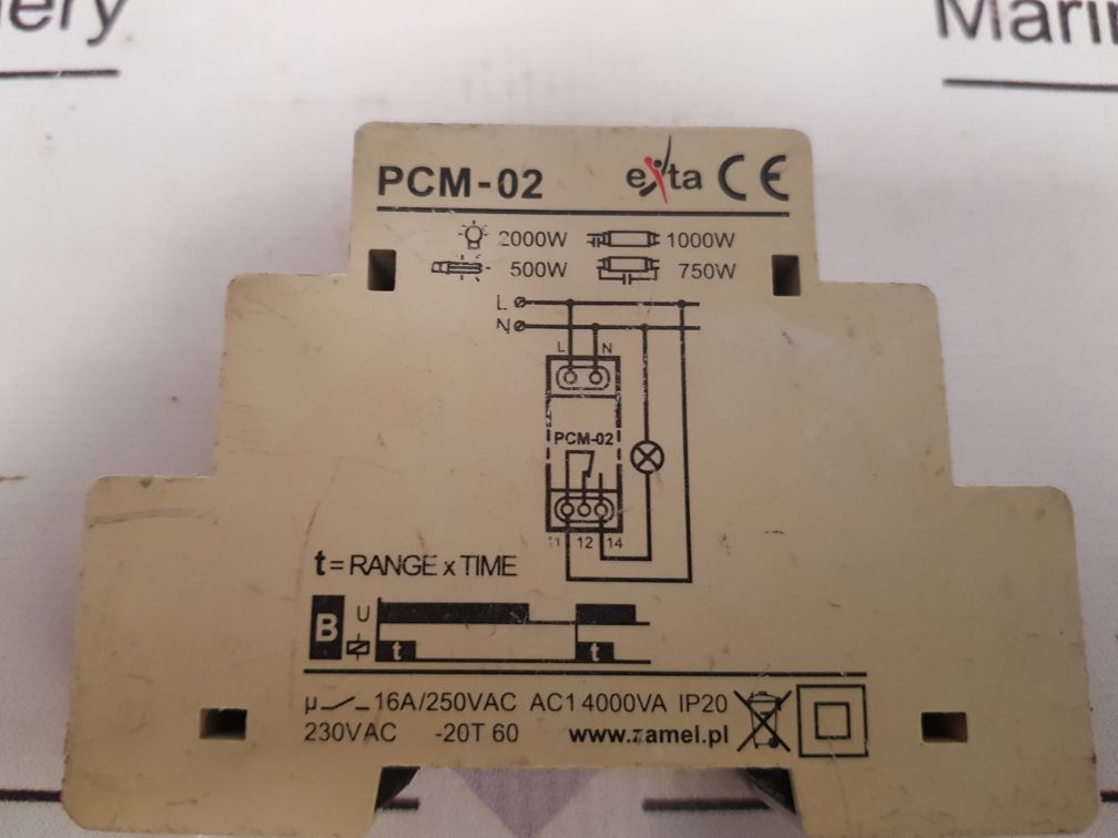 Zamel Pcm-02 Timer Relay 866248