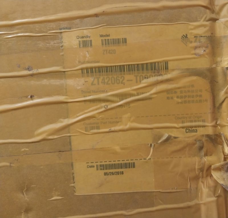 Zebra Zt41042-t090000Z Barcode Printer Zt400 Series Zt410