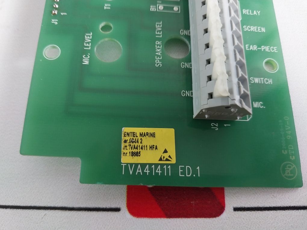 Zenitel Marine Tva41411 Ed.1 Pcb Card