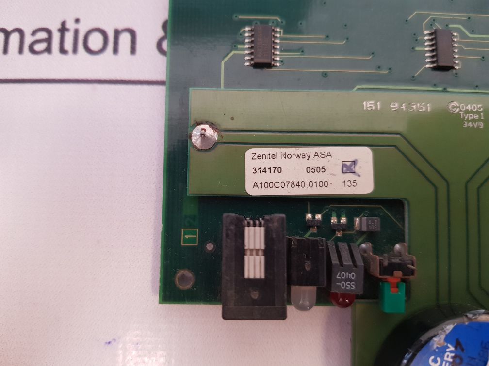 Zenitel Norway A100C07840.0100 135