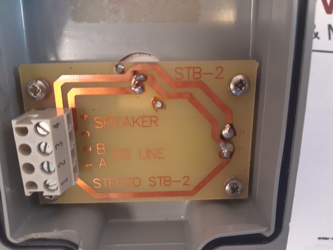 Zenitel Stb-2 Callbox Ver. 01 With Wall Mounted