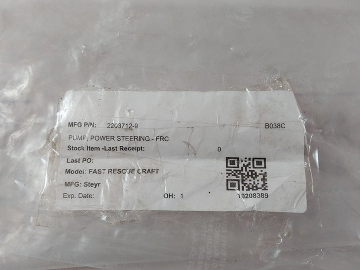 Zf Lenksysteme 91130 Power Steering Pump 2203712-9