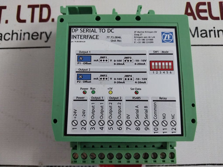 Zf Marine 74.00.0014.01 Dp Serial To Dc Interface