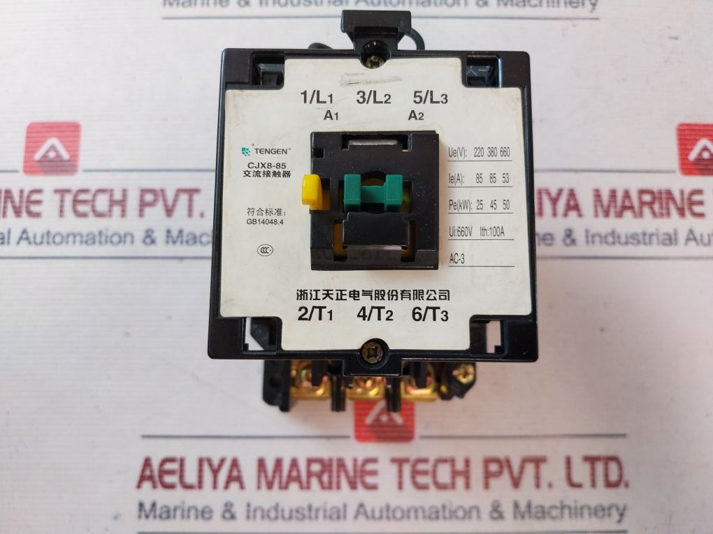 Zhejiang Tengen Cjx8-85 Ac Contactor
