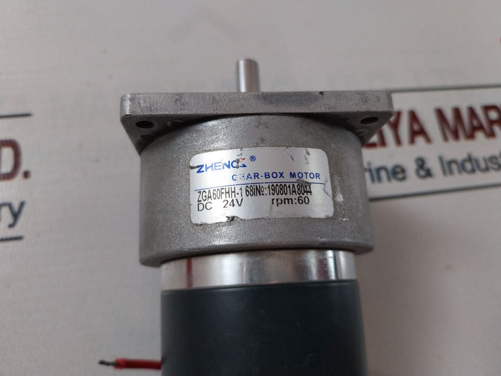Zhengk Zga60Fhh-1 Gear Box Motor Dc 24V