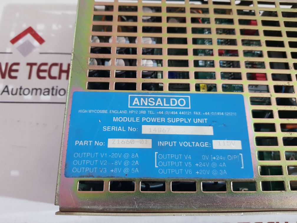 Zicon Z1660-01 Module Power Supply Unit