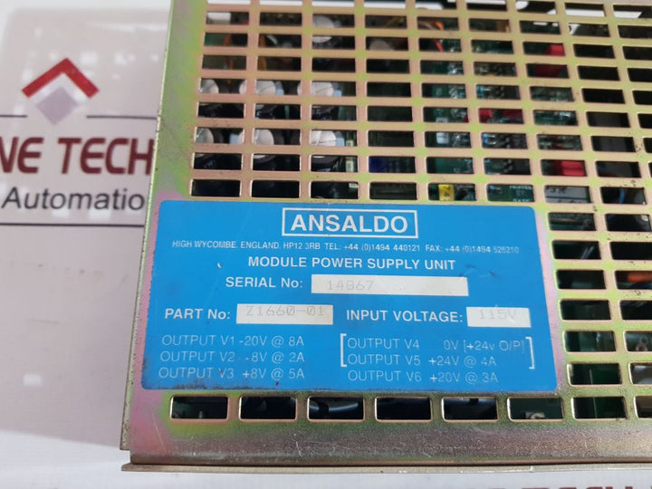 Zicon Z1660-01 Module Power Supply Unit