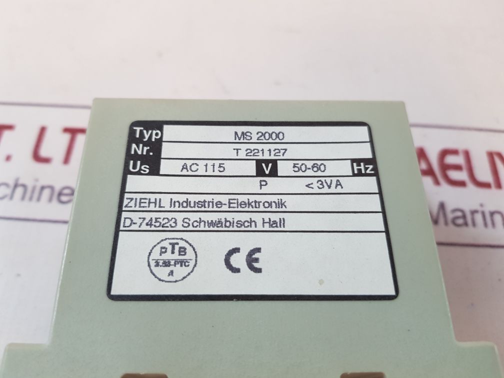 Ziehl Ms 2000 Current Monitoring Protection Relay
