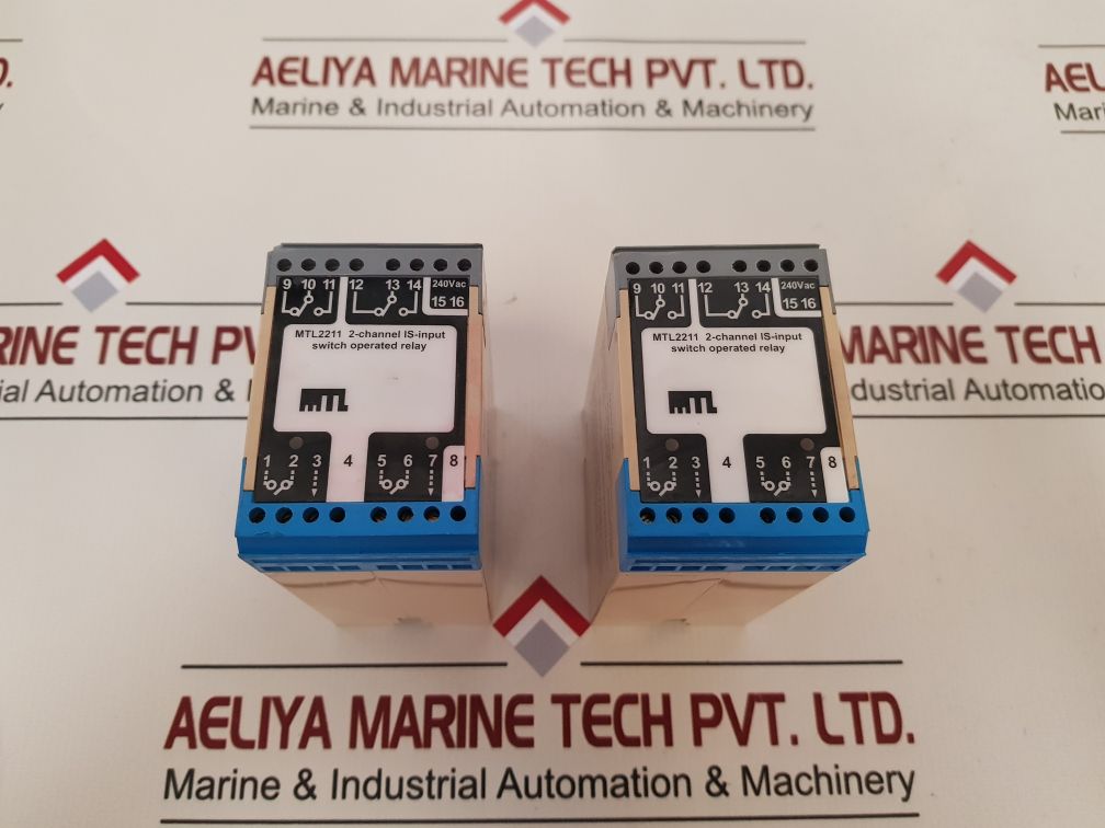 Mtl Mtl2211 2-channel Switch Operated Relay 120V Ac – Aeliya Marine Tech