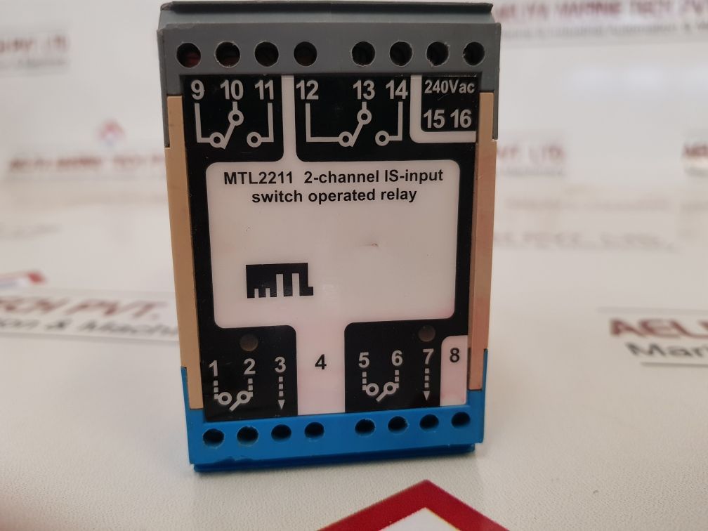 Mtl Mtl2211 2-channel Switch Operated Relay 120V Ac
