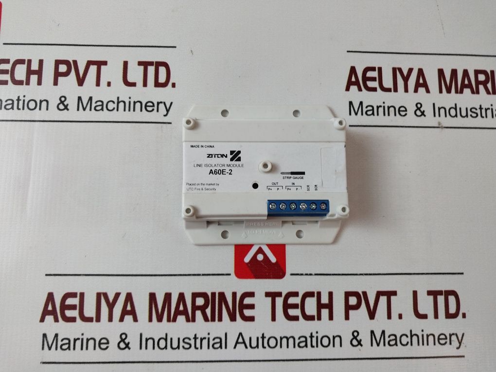 Ziton A60E-2 Line Isolator Module 501-1766Ze-1-09 Rev 09
