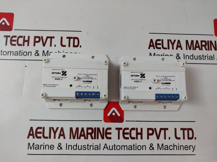 Ziton A60E-2 Line Isolator Module Rev 07