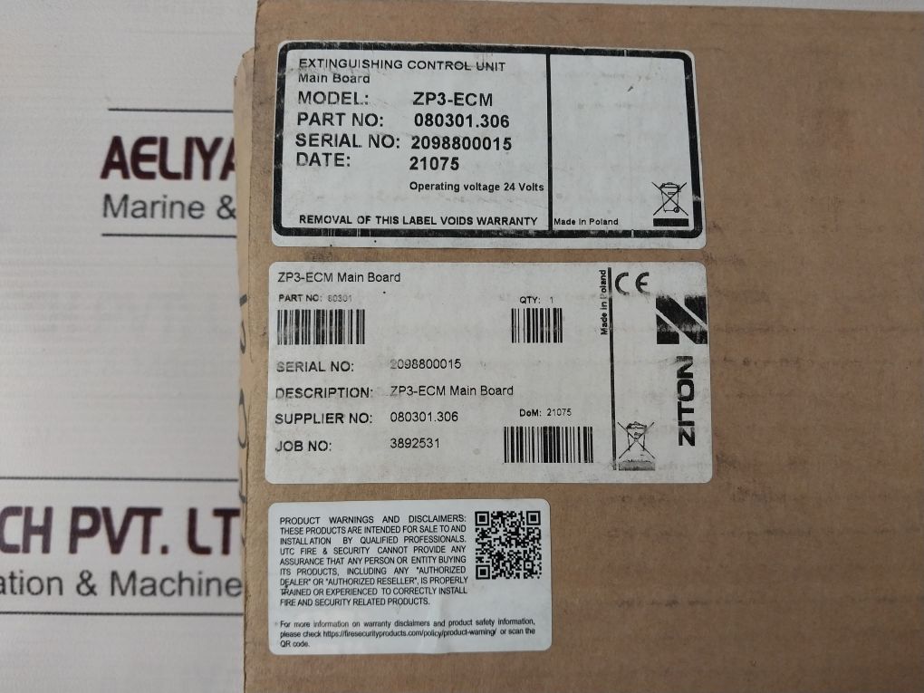 Ziton Zp3-ecm Main Board 080301.306